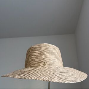 Eric Javits Natural Straw Wide-Brim Sun Hat
